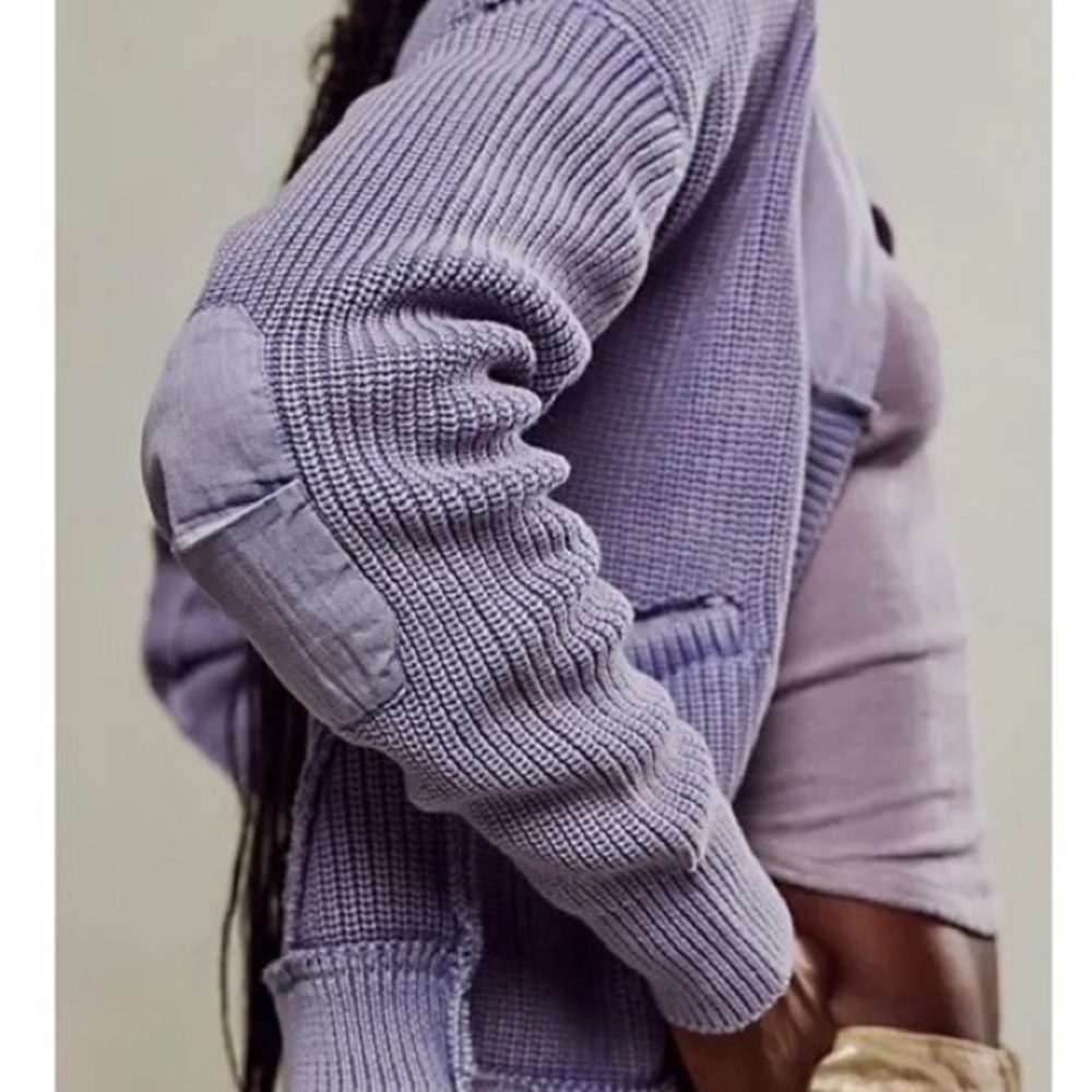 We The Free Lavender Cardigan - Picture 3 of 4